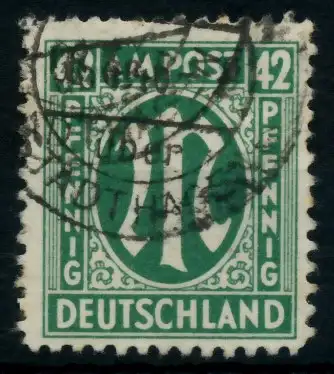 BIZONE AM-POST Nr 31Az gestempelt 7635A6