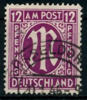 BIZONE AM-POST Nr 15aAz gestempelt 763616