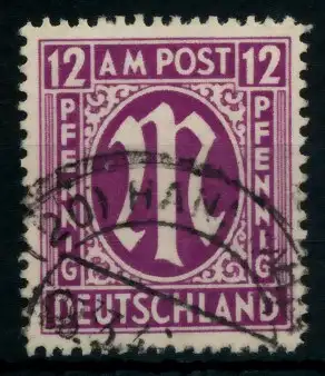 BIZONE AM-POST Nr 15aAz gestempelt 763642