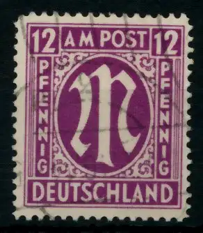 BIZONE AM-POST Nr 15aCy gestempelt 763696