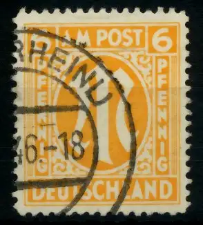 BIZONE AM-POST Nr 13-Az gestempelt 76378A