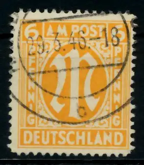 BIZONE AM-POST Nr 13-Az gestempelt 7637C6