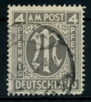 BIZONE AM-POST Nr 11-Cy gestempelt 76380A