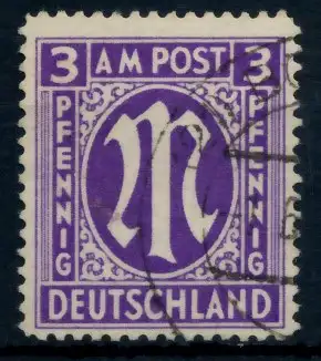 BIZONE AM-POST Nr 10-Az gestempelt 763856