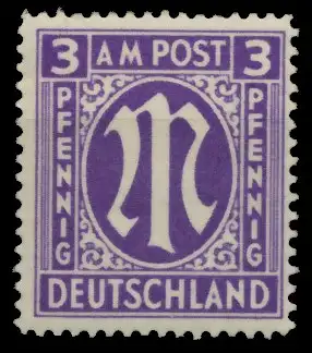 BIZONE AM-POST Nr 10-Ay postfrisch 76385A