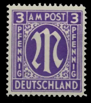 BIZONE AM-POST Nr 10-Ay postfrisch 7638A6