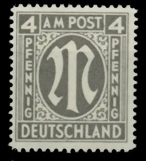 BIZONE AM-POST Nr 11-Cy postfrisch 7638FA