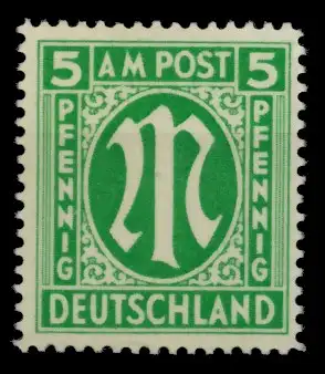 BIZONE AM-POST Nr 12-Ay postfrisch 763A36