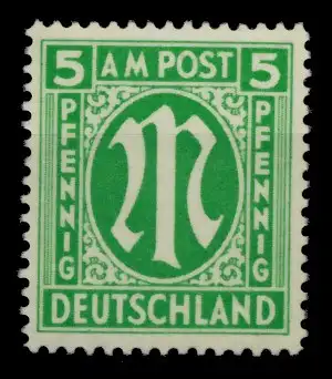 BIZONE AM-POST Nr 12-Ay postfrisch 763A62