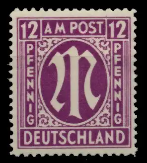 BIZONE AM-POST Nr 15bBy postfrisch 763AB2