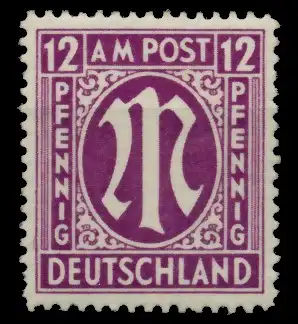 BIZONE AM-POST Nr 15aAz postfrisch 764B0E