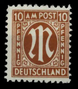 BIZONE AM-POST Nr 22Az postfrisch 764B26