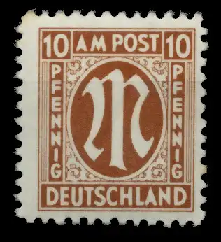 BIZONE AM-POST Nr 22Az postfrisch 764B32