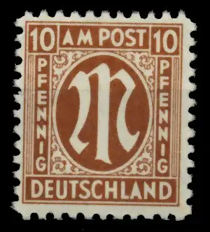 BIZONE AM-POST Nr 22Az postfrisch 764B36