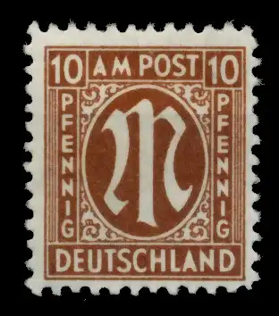 BIZONE AM-POST Nr 22Az postfrisch 764B46