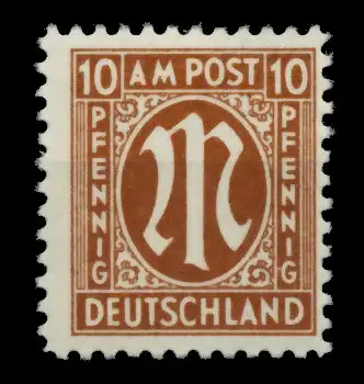 BIZONE AM-POST Nr 22Az postfrisch 764B62