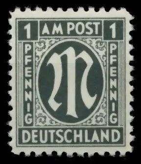 BIZONE AM-POST Nr 16Bz postfrisch 764B72