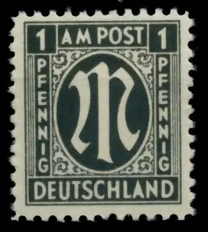 BIZONE AM-POST Nr 16Bz postfrisch 764B96