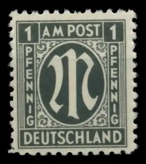 BIZONE AM-POST Nr 16Bz postfrisch 764BA2