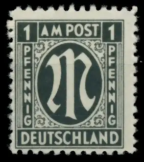 BIZONE AM-POST Nr 16Bz postfrisch 764BAA