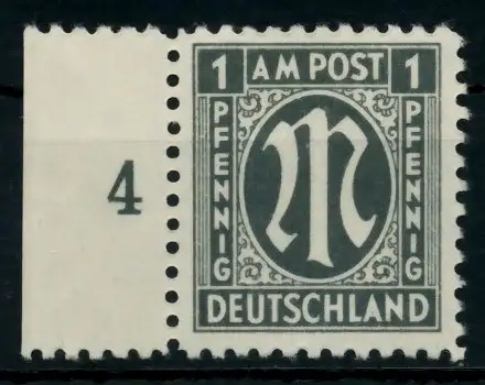 BIZONE AM-POST Nr 16Az postfrisch 764BC6