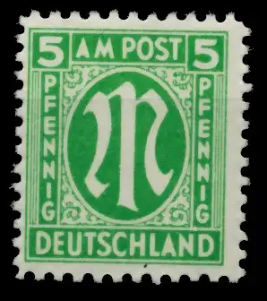 BIZONE AM-POST Nr 19Bz postfrisch 764CEA