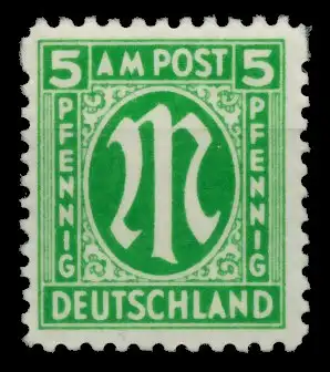 BIZONE AM-POST Nr 19Bz postfrisch 764D36