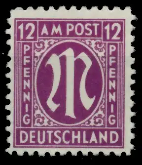 BIZONE AM-POST Nr 23Az postfrisch 764E3A