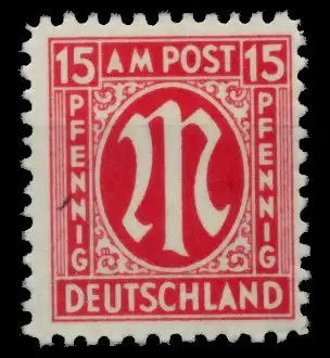 BIZONE AM-POST Nr 24Az postfrisch 764EB6