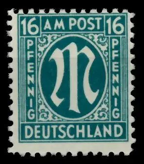 BIZONE AM-POST Nr 25Az postfrisch 764F02