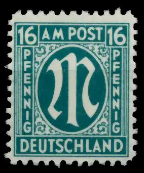 BIZONE AM-POST Nr 25Az postfrisch 764F06