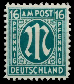 BIZONE AM-POST Nr 25Az postfrisch 764F1E