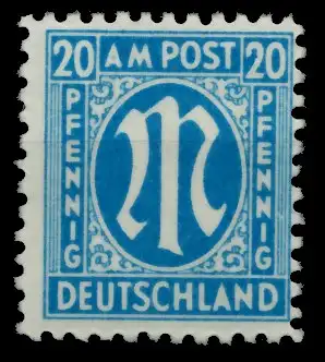 BIZONE AM-POST Nr 26bAz postfrisch 764F66