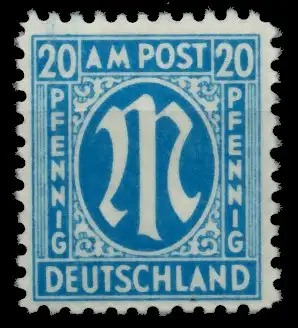 BIZONE AM-POST Nr 26bAz postfrisch 764FA2