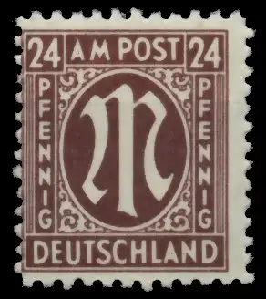 BIZONE AM-POST Nr 27Bz postfrisch 764FDA