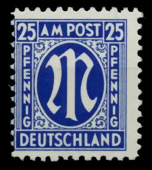 BIZONE AM-POST Nr 28Az postfrisch 76504E