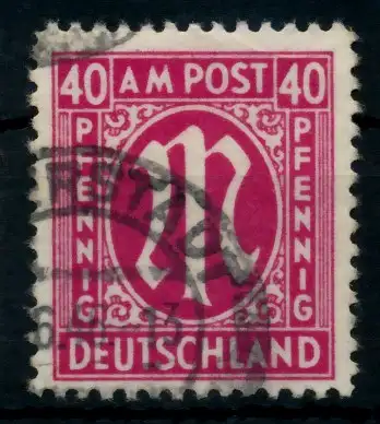 BIZONE AM-POST Nr 30cAz gestempelt 765172