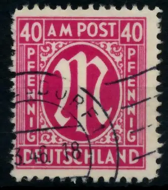 BIZONE AM-POST Nr 30cBz gestempelt 7651B2