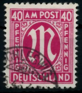 BIZONE AM-POST Nr 30cBz gestempelt 7651C6