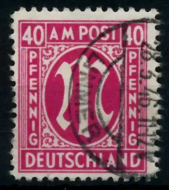 BIZONE AM-POST Nr 30cBz gestempelt 7651D2