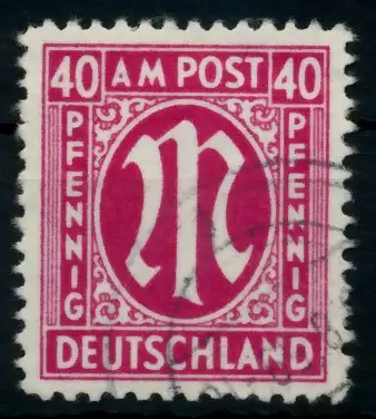 BIZONE AM-POST Nr 30cBz gestempelt 7651DE