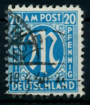 BIZONE AM-POST Nr 26bAz gestempelt 767A4E