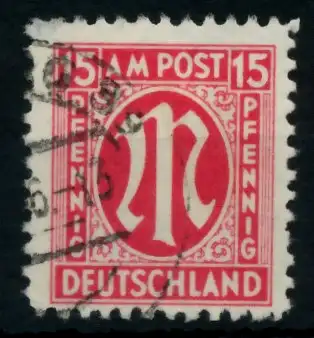 BIZONE AM-POST Nr 24Az gestempelt 767A76