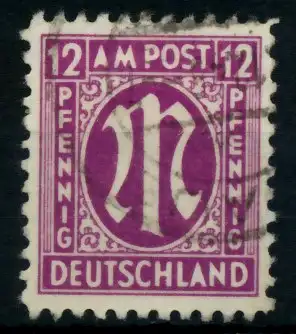 BIZONE AM-POST Nr 23Az gestempelt 767AE6