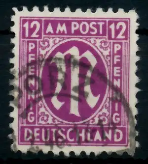 BIZONE AM-POST Nr 23Az gestempelt 767AF6