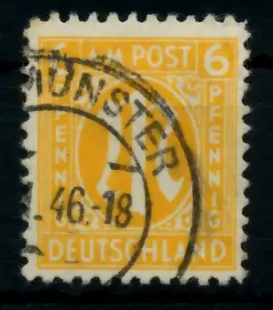 BIZONE AM-POST Nr 20Bz gestempelt 767B4E