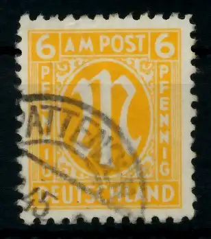 BIZONE AM-POST Nr 20Bz gestempelt 767B72