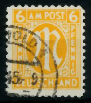 BIZONE AM-POST Nr 20Az gestempelt 767B7E