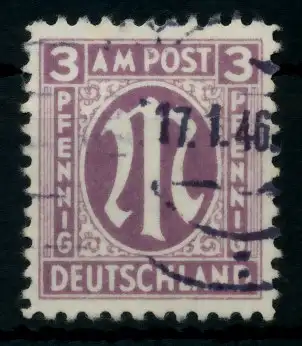 BIZONE AM-POST Nr 17aAz gestempelt 767C86