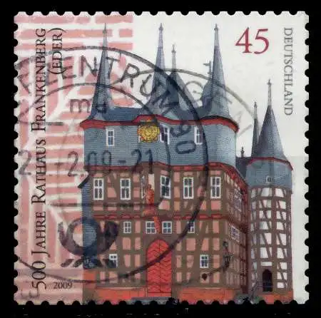 BRD 2009 Nr 2718 gestempelt 767F56